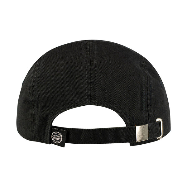 Detroit Pistons 5 Panel Detroit Adjustable Hat in Black - Back View