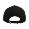 New Era Pistons Hardwood Classics Adjustable Hat in Black - Back View