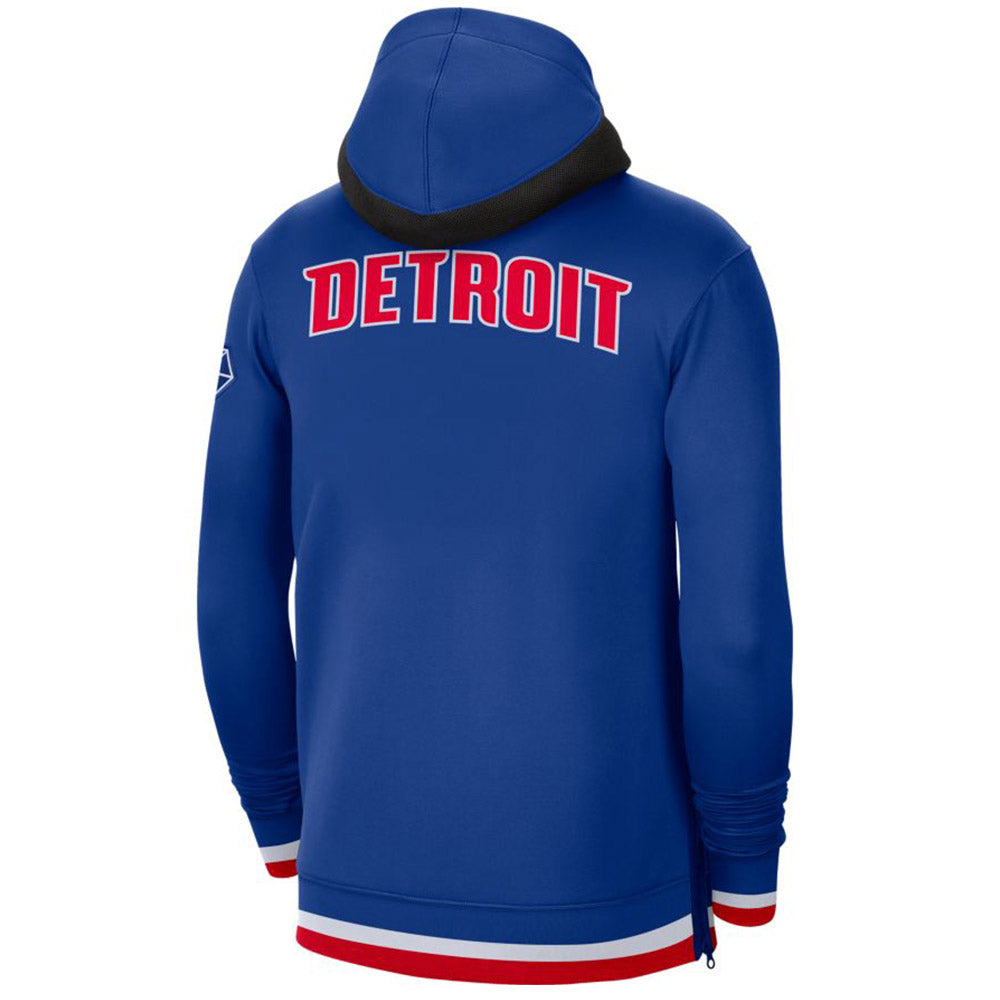 75th Anniversary Full Zip Showtime Hooded Jacket by Nike in Blue - Back View
