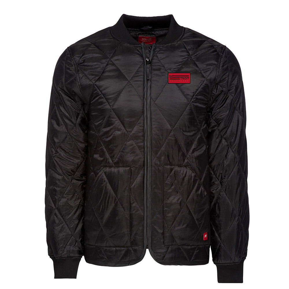 Sportiqe Pistons Quilted Jacket