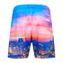 Pistons Pro Standard City Scape Shorts in Multi - Back View