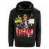 Detroit Bad Boys Dennis "The Worm" Rodman Pullover Sweatshirt in Black - Front View
