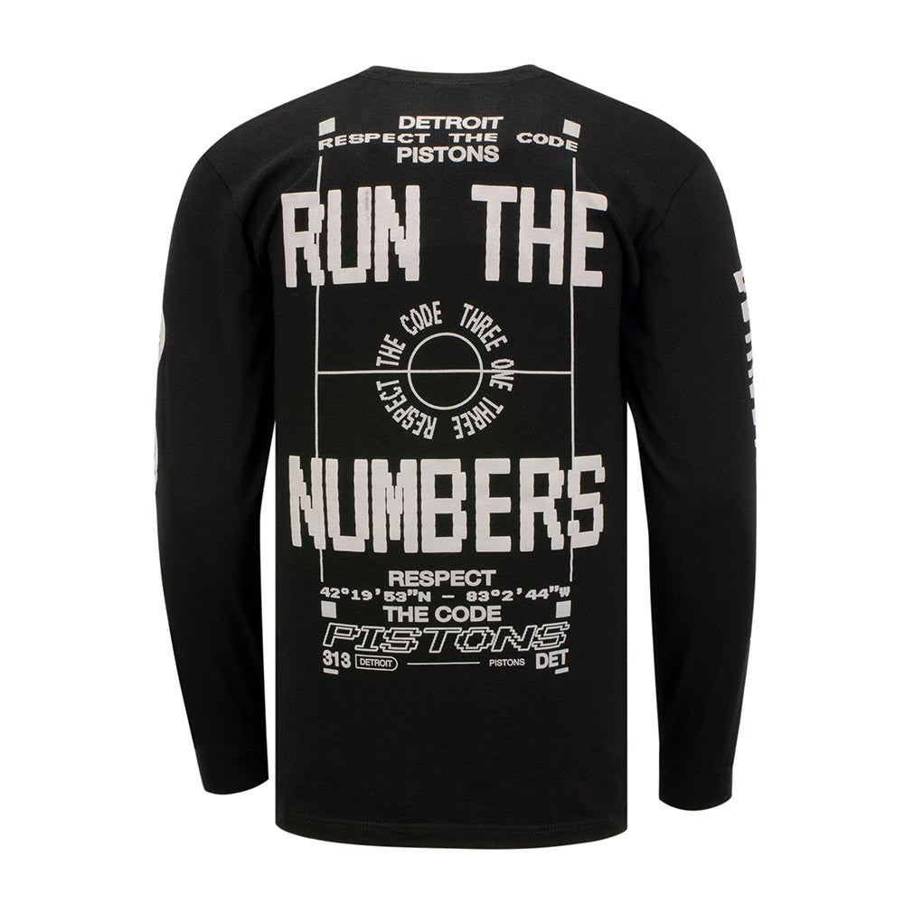 Detroit Pistons Respect The Code Long Sleeve T-Shirt