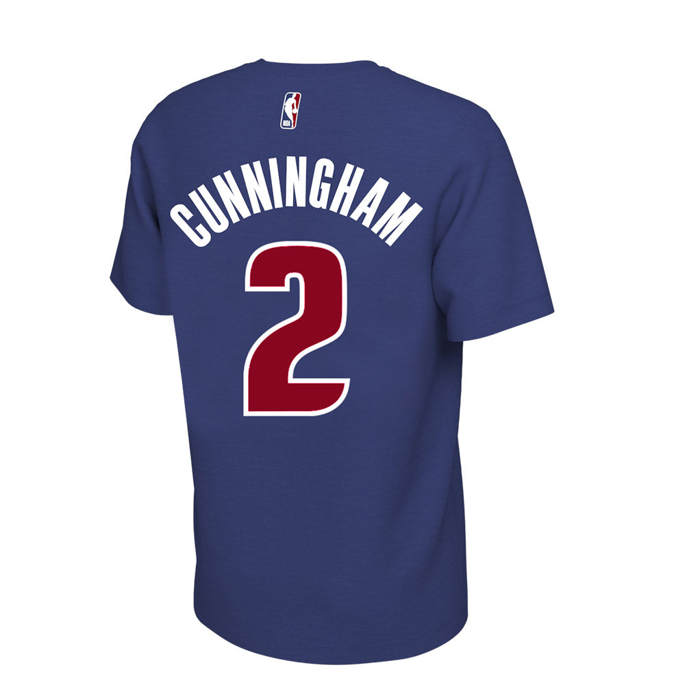 Pistons Nike Cade Cunningham Player Name & Number T-Shirt