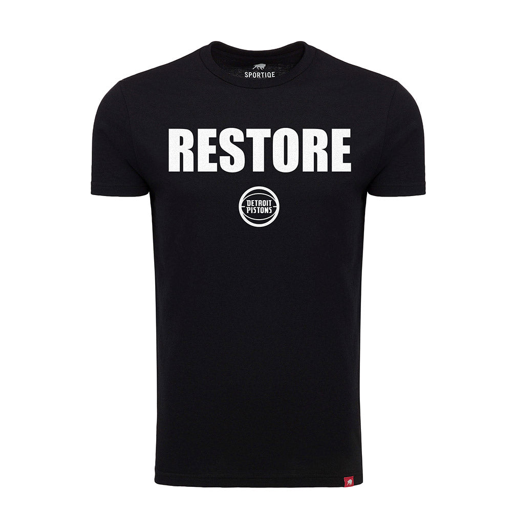 Sportiqe Pistons Restore Comfy T-Shirt