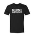 Pistons 8 Mile Born in Detroit T-Shirt in Black - Front View