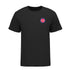 Pistons Statement DET Stripe T-Shirt in Black - Front View