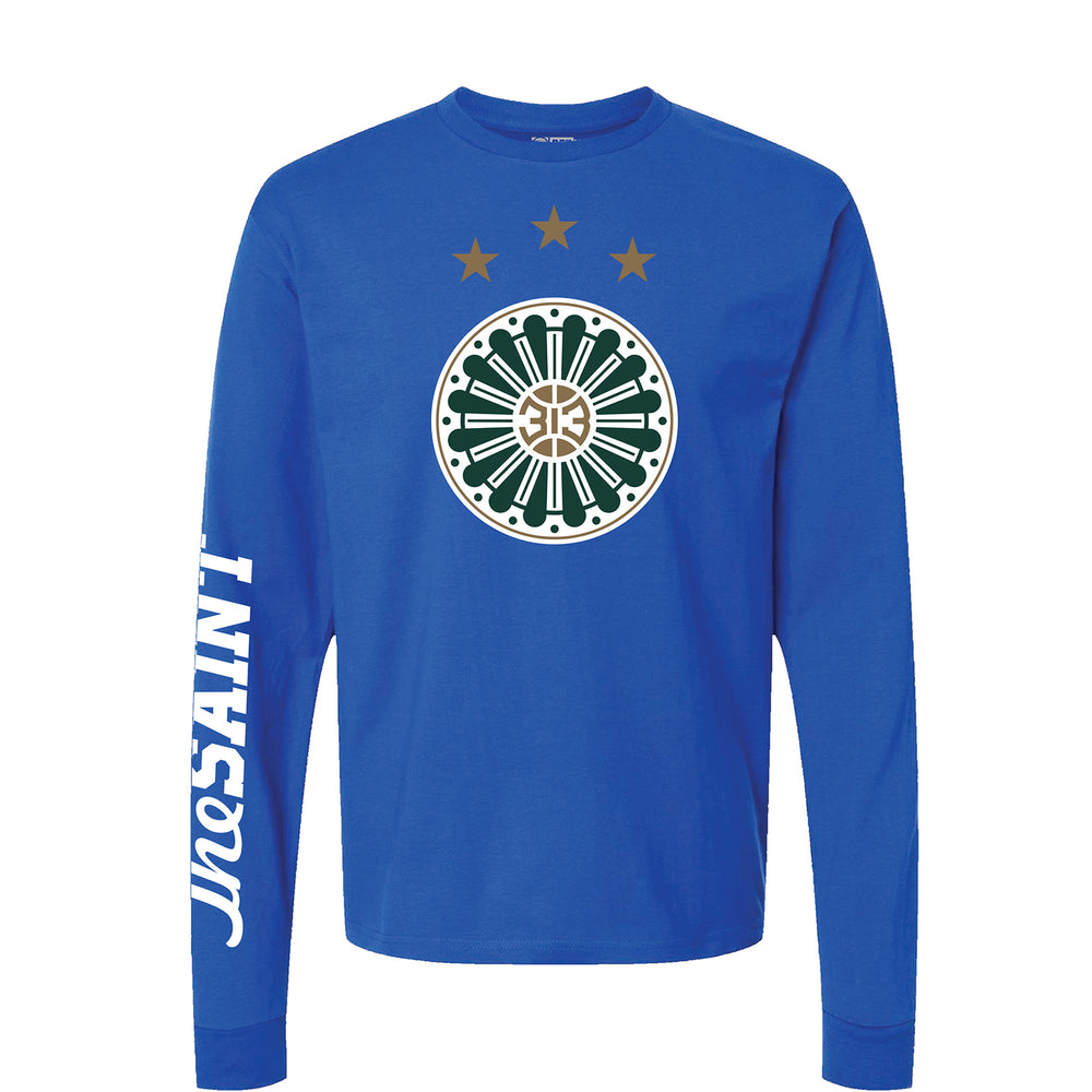 Detroit Pistons City Edition 2022-23 The Saint Long Sleeve T-Shirt