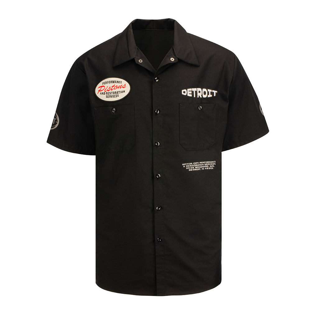 DETail Threads Pistons Garage Work Shirt