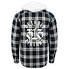 Unisex Wild Collective Pistons 313 Hooded Flannel