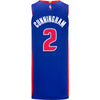 Cade Cunningham Nike Authentic Icon Jersey in Blue - Back View