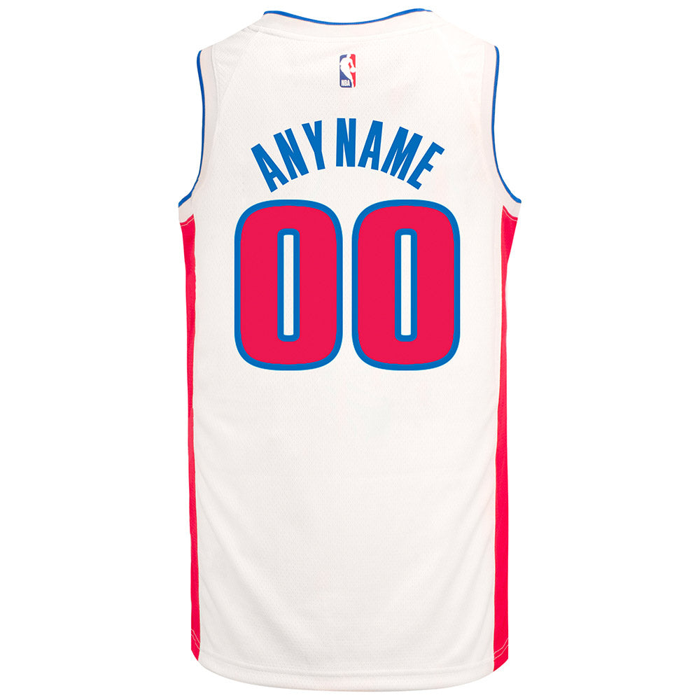 Detroit Pistons Personalized Nike Association Swingman Jersey - 2025-26