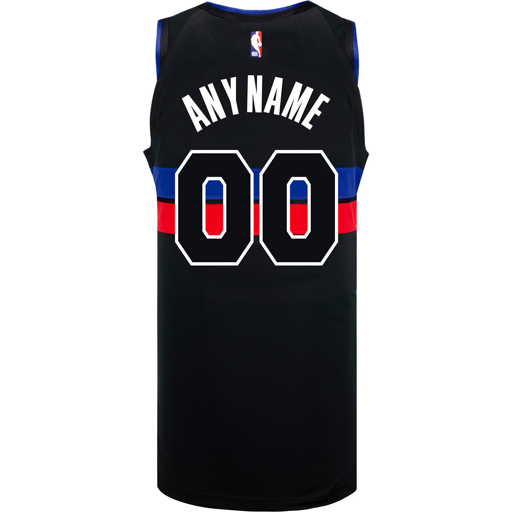 Detroit Pistons Personalized Jordan Brand Statement Swingman Jersey - 2025-26