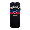 Cade Cunningham Jordan Brand Youth Statement 22-23 Swingman Jersey in Black - Back View