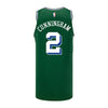 Cade Cunningham Nike Youth City Edition 22-23 Swingman Jersey in Green - Back View