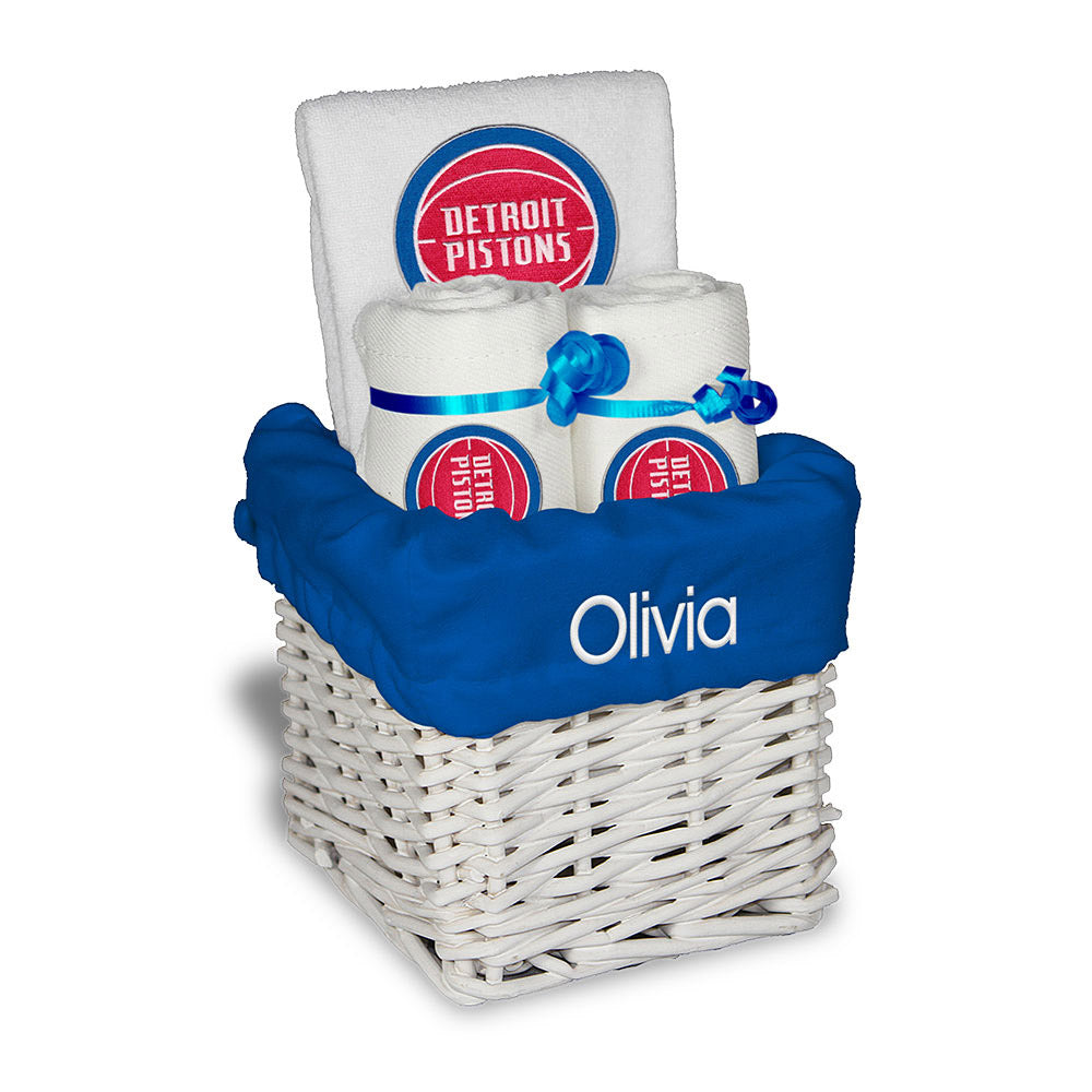 Detroit Pistons Personalized Basket