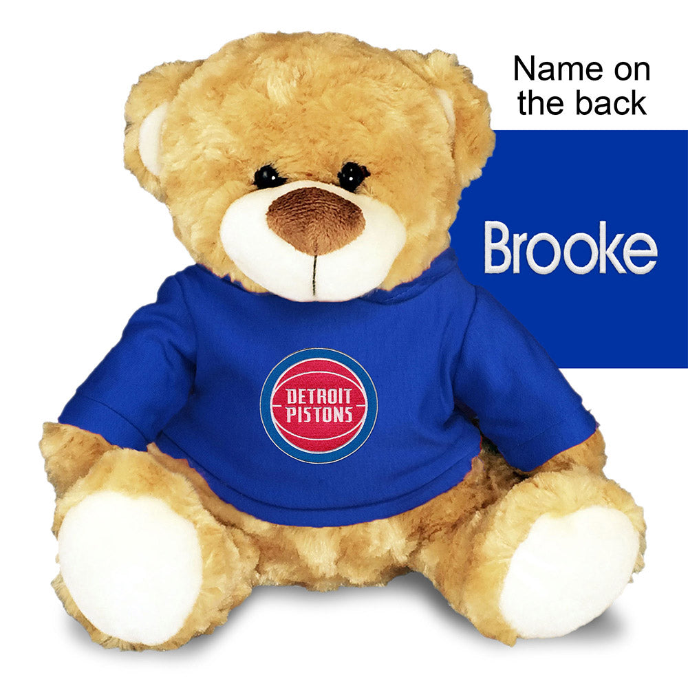 Detroit Pistons Personalized 10" Plush Bear