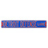 Detroit Pistons Steel Detroit Defense Lane Street Sign in Blue and Red - Front View