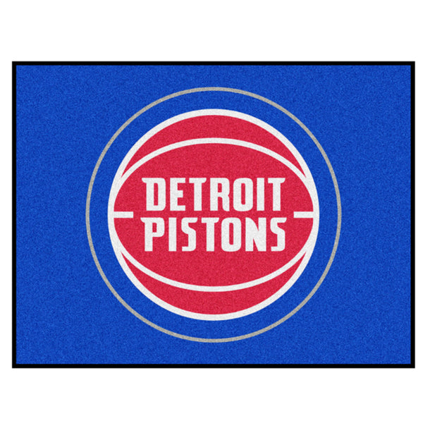 Pistons All-Star Mat in Blue - Front View