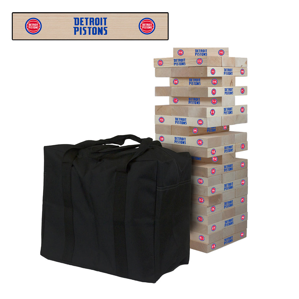 Detroit Pistons Giant Wooden Tumble Tower Game