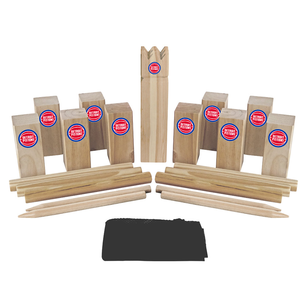 Detroit Pistons Kubb Viking Chess