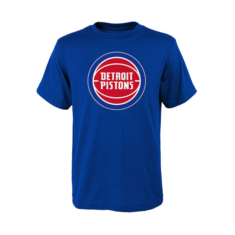 Juvenile Outerstuff Pistons Primary Logo T-Shirt