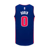 Jalen Duren Nike Youth Icon Swingman Jersey in Blue - Back View