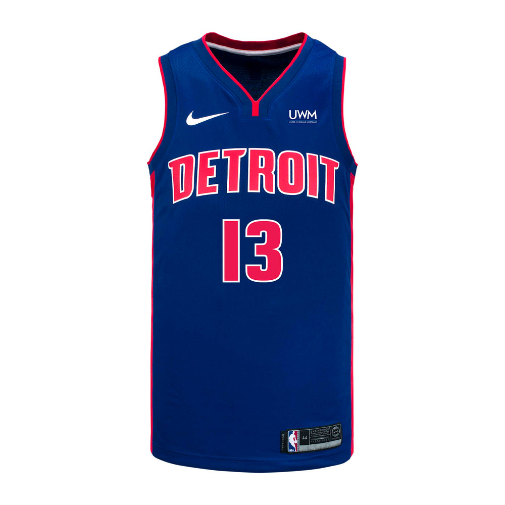 Detroit Pistons James Wiseman Nike Icon Swingman Jersey - 2021-24