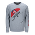 Pistons x Motown Vinyl Record Gray Crewneck Sweatshirt 