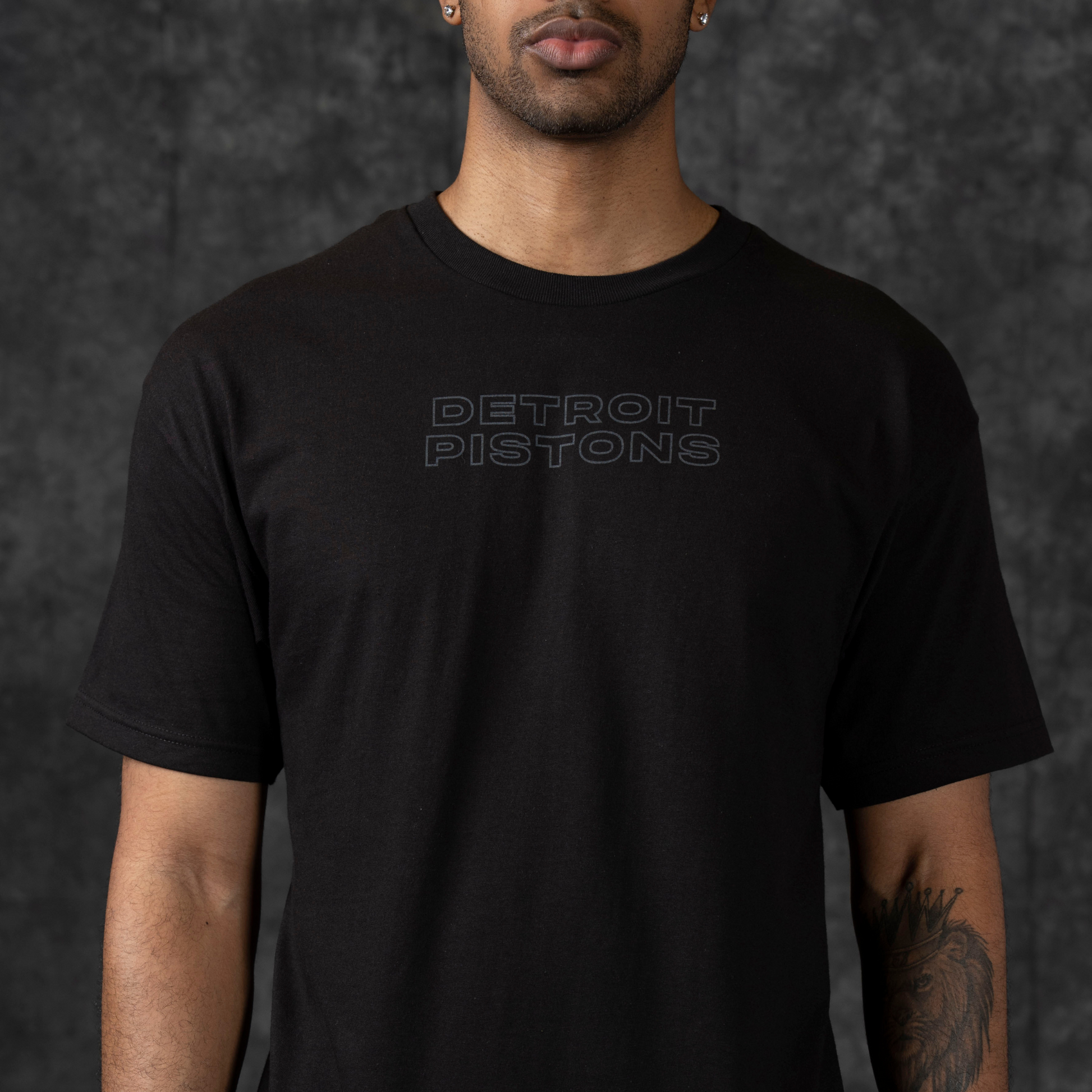 Detroit Pistons Fundamentals Black T-Shirt