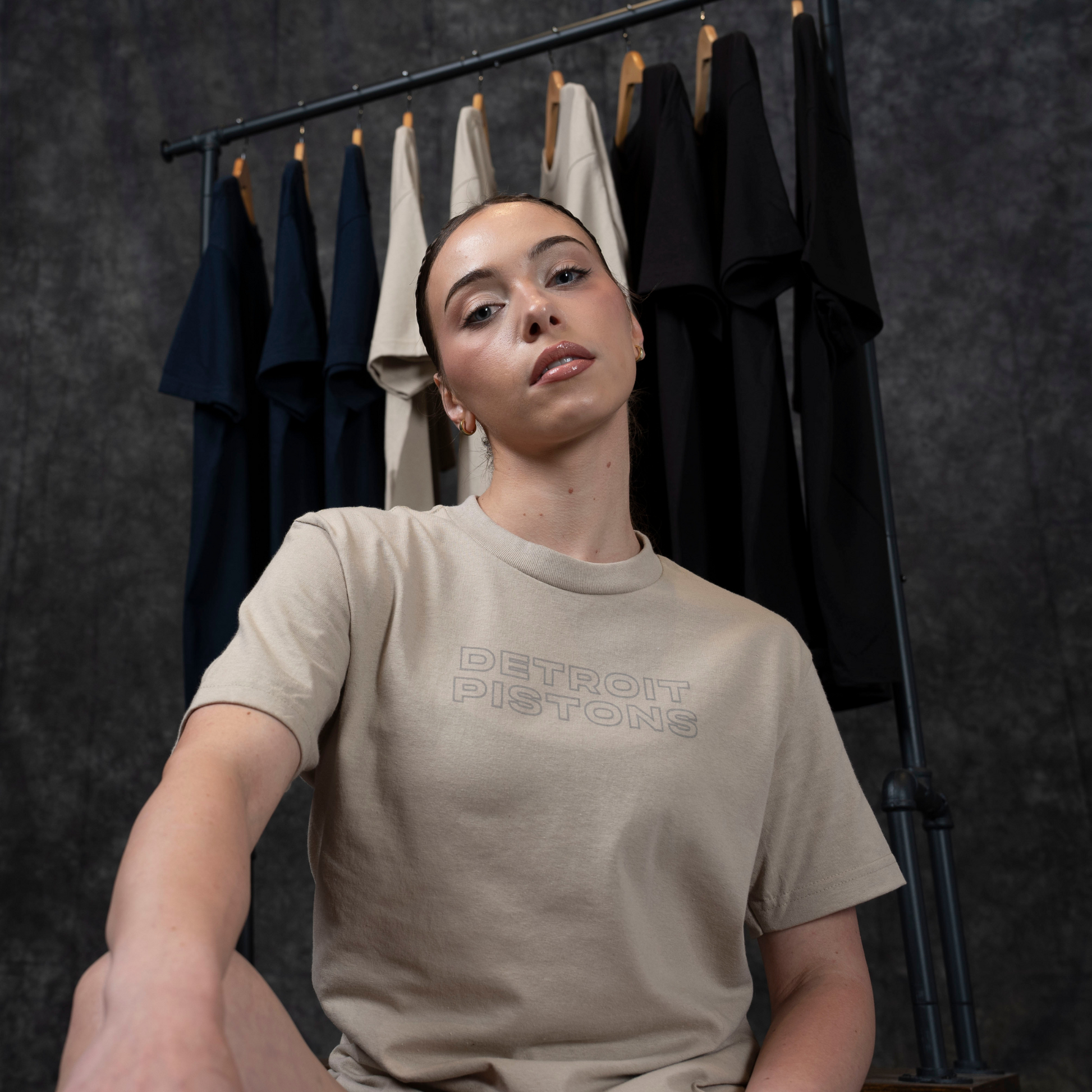 Detroit Pistons Fundamentals Bone T-Shirt