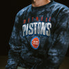 Pistons Tie-Dye Crewneck Sweatshirt