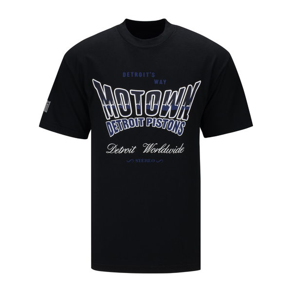 Pistons x Motown Detroit's Way Black T-Shirt