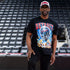 Model Wearing Detroit Pistons No Caller ID Kiwiclo Gator T-Shirt 