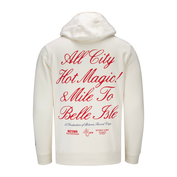 Pistons x Motown All City Hot Magic Cream Hoodie