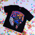 Detroit Pistons x Kiwiclo Hooper's Birthday Dunk T-Shirt in Black - Front View