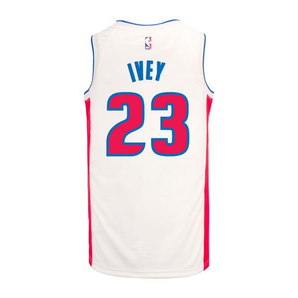 Youth Detroit Pistons Jaden Ivey Nike Association Swingman Jersey - 2025-26