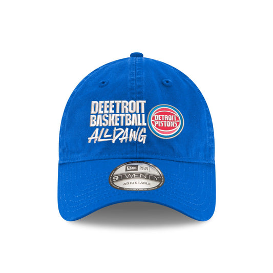 Detroit Pistons Playoffs '26 New Era All Dawg 920 Hat in blue - front view