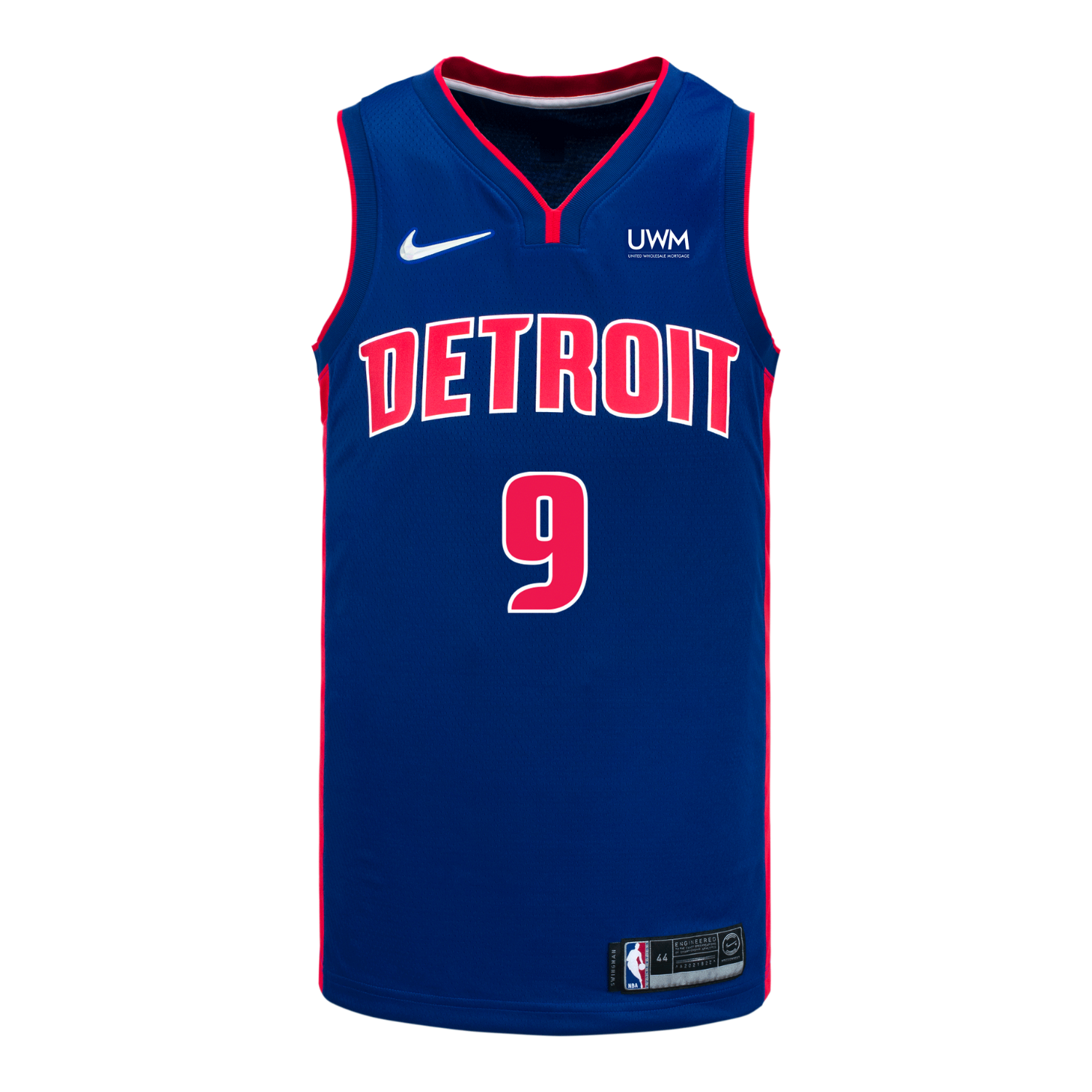 White 2024 pistons jersey
