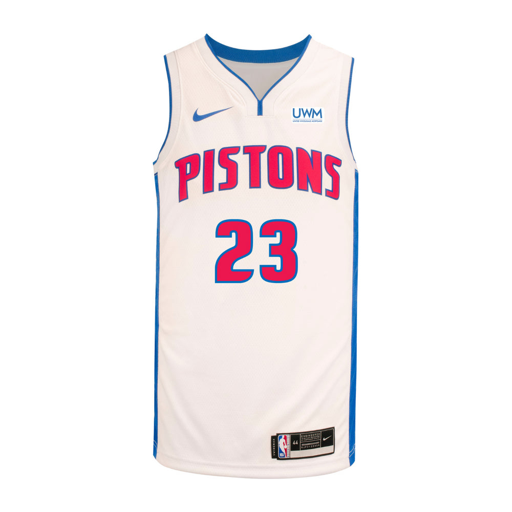Detroit Pistons Nike Association Edition Swingman Jersey - White - Jaden  Ivey - Unisex