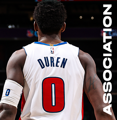 Detroit Pistons Association White Jerseys