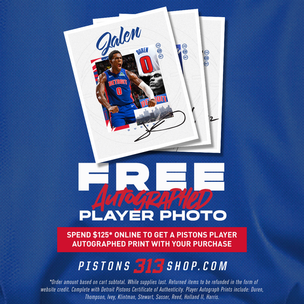 FREE Autographed Player Photo* with your purchase, spend $125+* online t