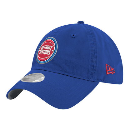 Ladies Detroit Pistons New Era Core 920 Adjustable Hat in Blue - Front View