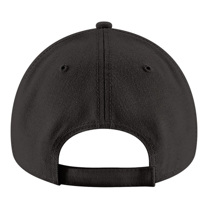 Ladies Detroit Pistons New Era 920 Metallic Script Hat in Black - Back View