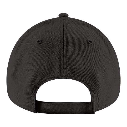 Ladies Detroit Pistons New Era 920 Metallic Script Hat in Black - Back View