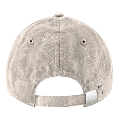 Ladies Detroit Pistons New Era Corduroy Retro 920 Hat in White - Back View