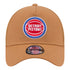 Detroit Pistons New Era Color Pack Trucker Hat In Brown - Front  View