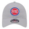 Detroit Pistons New Era 920 Primary Hat In Grey - Front View