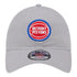 Detroit Pistons New Era 920 Primary Hat In Grey - Front View