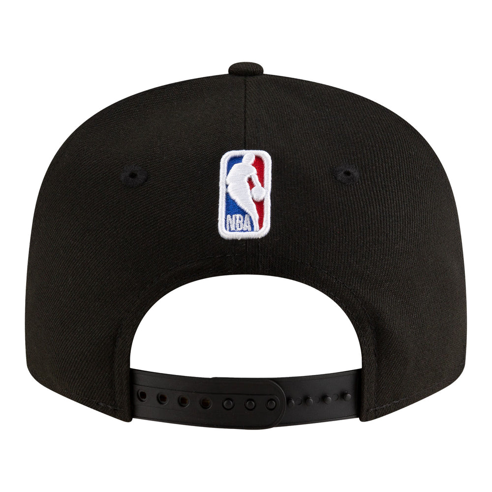 Detroit Pistons New Era Statement 950 Snapback in Black - Back View